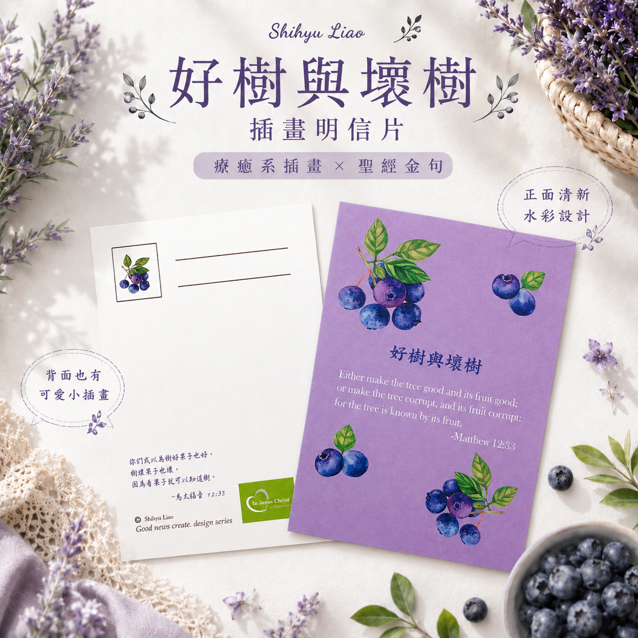 好樹與壞樹 明信片